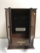 A mahogany Gecophone cabinet