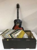 A box of LP records - choirs,