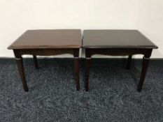 A pair of Stag Minstrel lamp tables