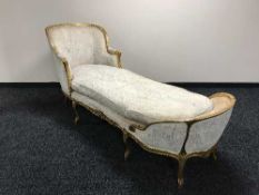 A gilt salon day bed