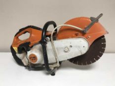 A Stihl TS 410 saw