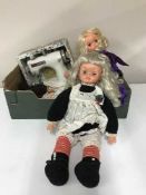 A box of child's Jones Meccano sewing machine,