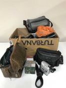 Two boxes of camera equipment