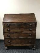 A Victorian mahogany bureau