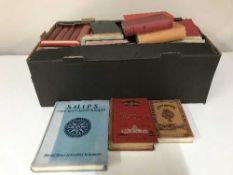 A box of books incl.