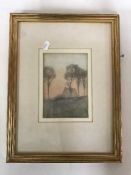 Victor Noble Rainbird, House in rural setting,