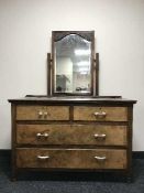 An Edwardian dressing chest