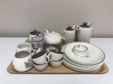 Twenty three pieces of Poole china inc.