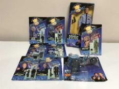 A box of assorted Space Precinct figures and vehicles (sealed)