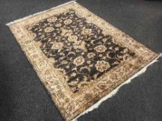 A fringed Persian Ziegler rug,