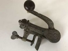 A vintage metal Original Safety bottle opener