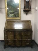 A continental oak bureau