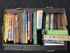 A box of annual and games inc.