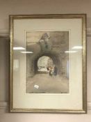 Victor Noble Rainbird : Antwerp, watercolour, signed.