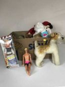 A box of mid 20th century plastic headed dolls, Dolls of the Nations,