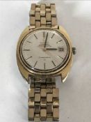An Omega Automatic Constellation gentleman's wrist watch on stainless steel strap