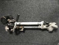 A British Seagull outboard motor