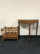 A Bevan Funnel Canterbury and d-shaped table