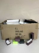 A box of quantity of jewellery boxes