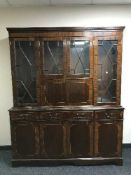 A Regency style bureau bookcase