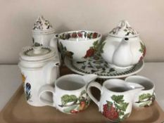 Fourteen pieces of Port Merion china