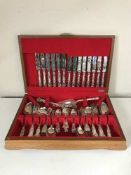 A part canteen of EPNS and stainless steel cutlery