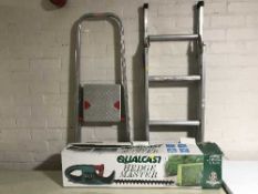 A Qualcast hedge trimmer,