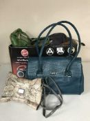 A box of assorted lady hand bags Fiorelli,