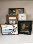 A quantity of pictures,