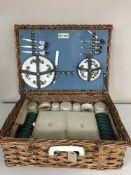 A wicker Sirram picnic set