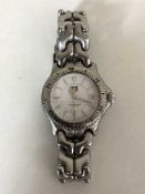 A stainless steel Gentleman's TAG Heuer Professional wrist watch