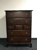 A Stag Minstrel seven drawer chest