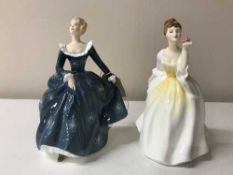 Two Royal Doulton figures - Fragrance HN 2334 and Flower of Love HN 2460