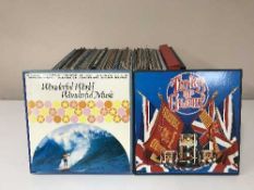 A box containing a large quantity of LP's and box sets - Classical,