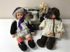 A Jones Meccano lock stitch child's sewing machine,