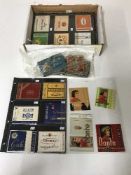 A box of quantity of cigarette tins and boxes