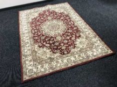 Two Gooch oriental carpets on red ground