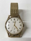 A Gents 9ct gold Rolex Precision wristwatch
