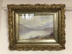 19th century school : Windermere, watercolour, framed.