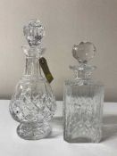 A Edinburgh crystal decanter and stopper,