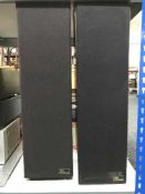 A pair of TDL electronic floor speakers