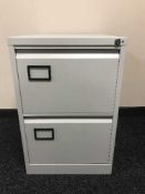Two drawer filing cabinet