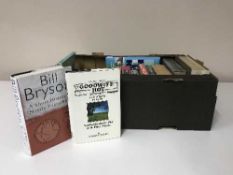 Three boxes of assorted books - wine,