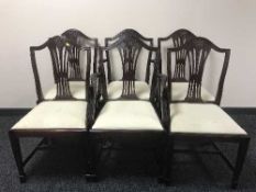 Six Stag Minstrel dining chairs