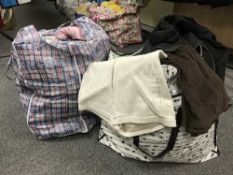 Six bags of various vintage and other clothing