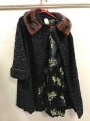 A vintage French astra fur jacket