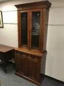 A Victorian mahogany bookcase