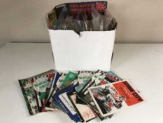 A box of NUFC footstool programmes,