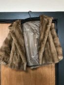 A vintage lady's Mink fur coat