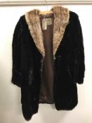 A vintage fur jacket - probably mink